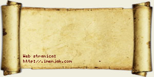 Jelica Debeljak vizit kartica